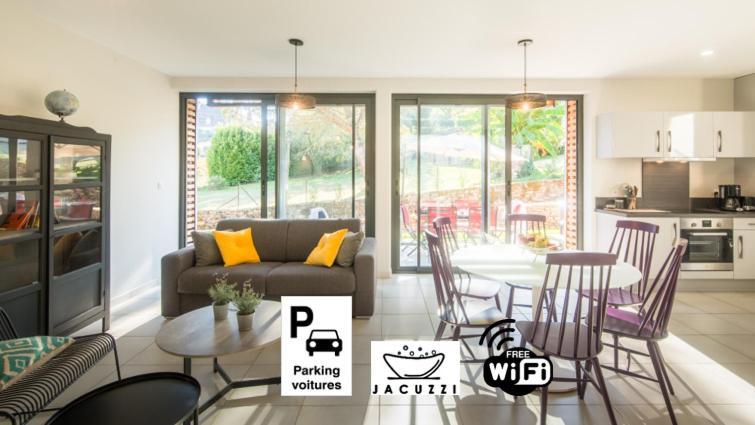 サルラ・ラ・カネダPlein Sud Avec Jacuzzi Privatif Et Parking Priveアパートメント エクステリア 写真